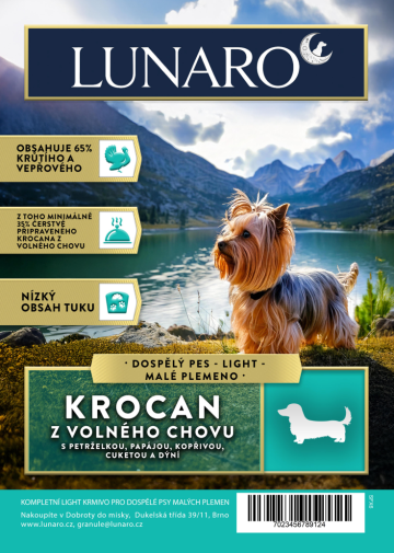 Lunaro Golden Gobbler Light small breed 6kg - Krocan s batáty