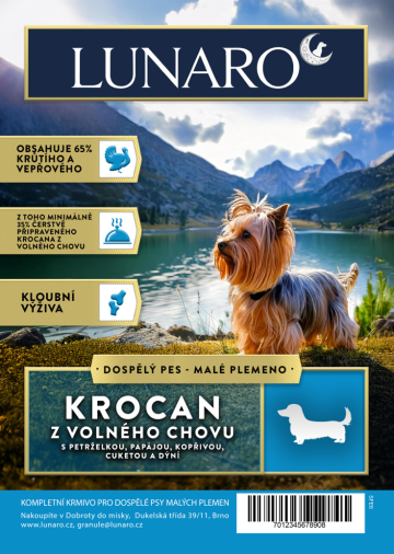 Lunaro Golden Gobbler Adult small breed 6kg - Krocan s batáty