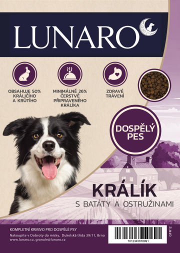 Lunaro Runnig Rabbit Adult 12kg - Kralík s batáty